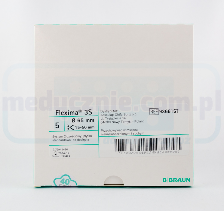 FLEXIMA 3S Ø Maxi Stoma Pouch (nr. 932565T) 1 buc